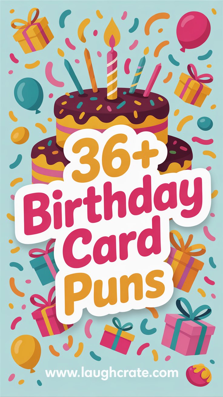 36+ Birthday Card Puns