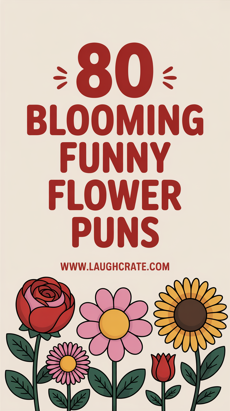 80 Blooming Funny Flower Puns