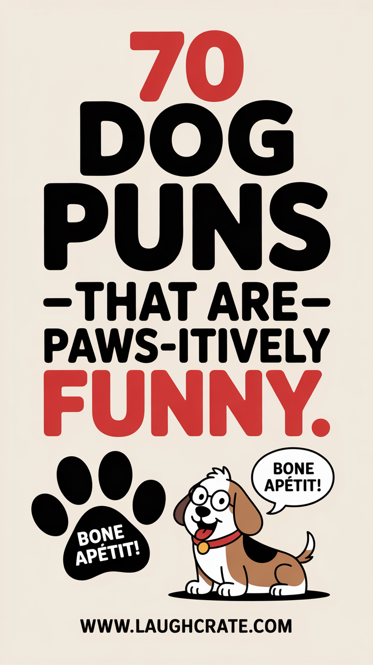 70 Dog Puns That Are Paws-itively Funny