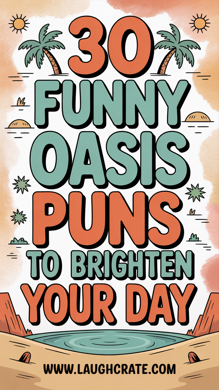 30 Funny Oasis Puns to Brighten Your Day