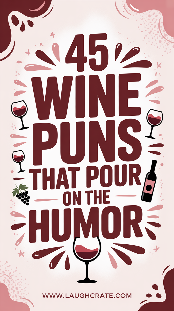 45 Wine Puns That Pour on the Humor