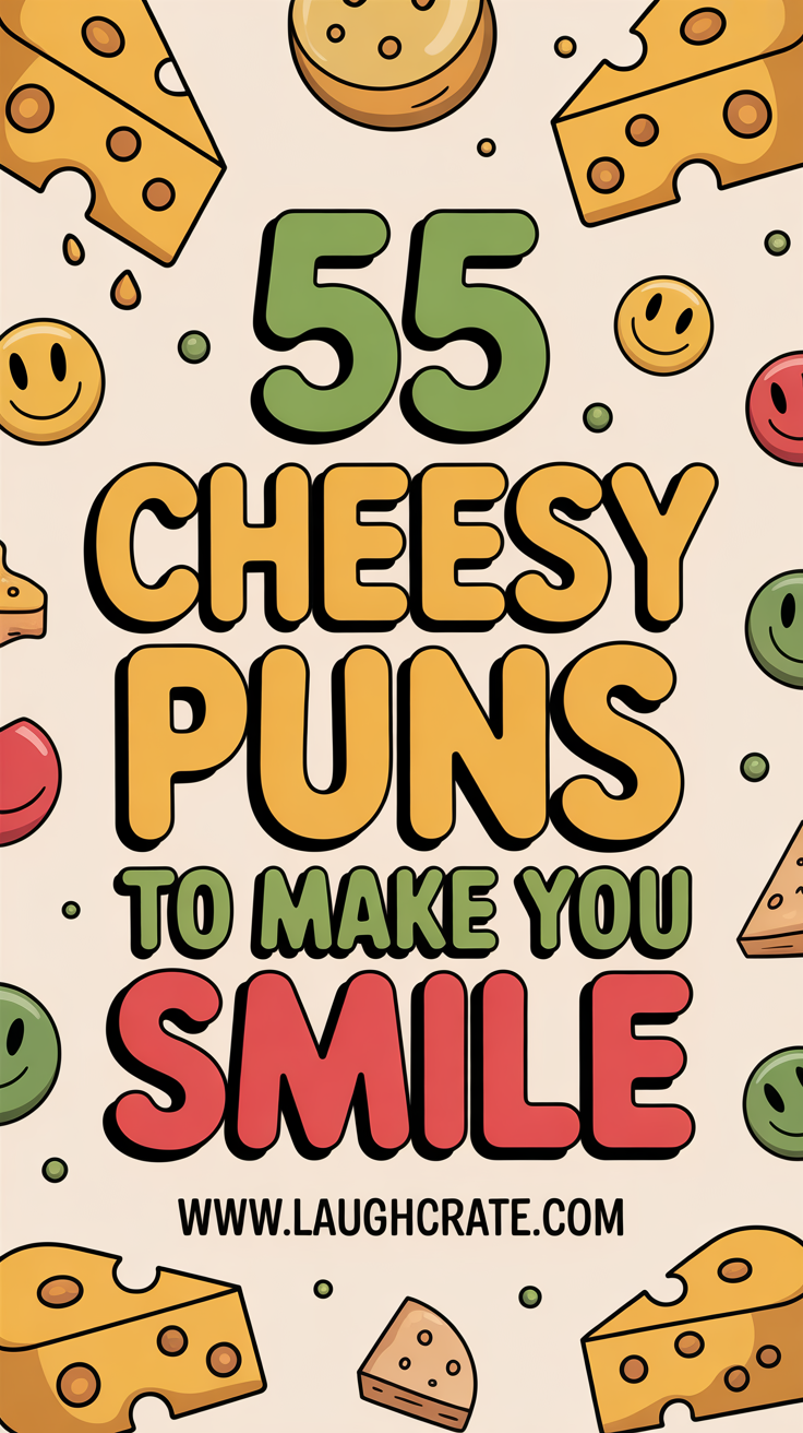 55 Cheesy Puns to Make You Smile