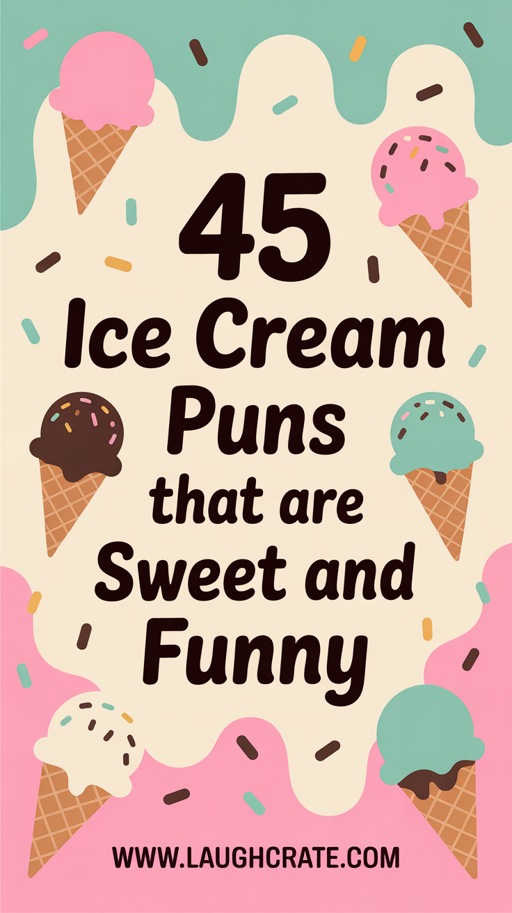 45 Ice Cream Puns That Are Sweet and Funny