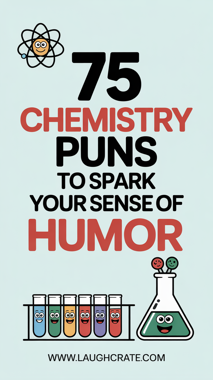 75 Chemistry Puns to Spark Your Sense of Humor